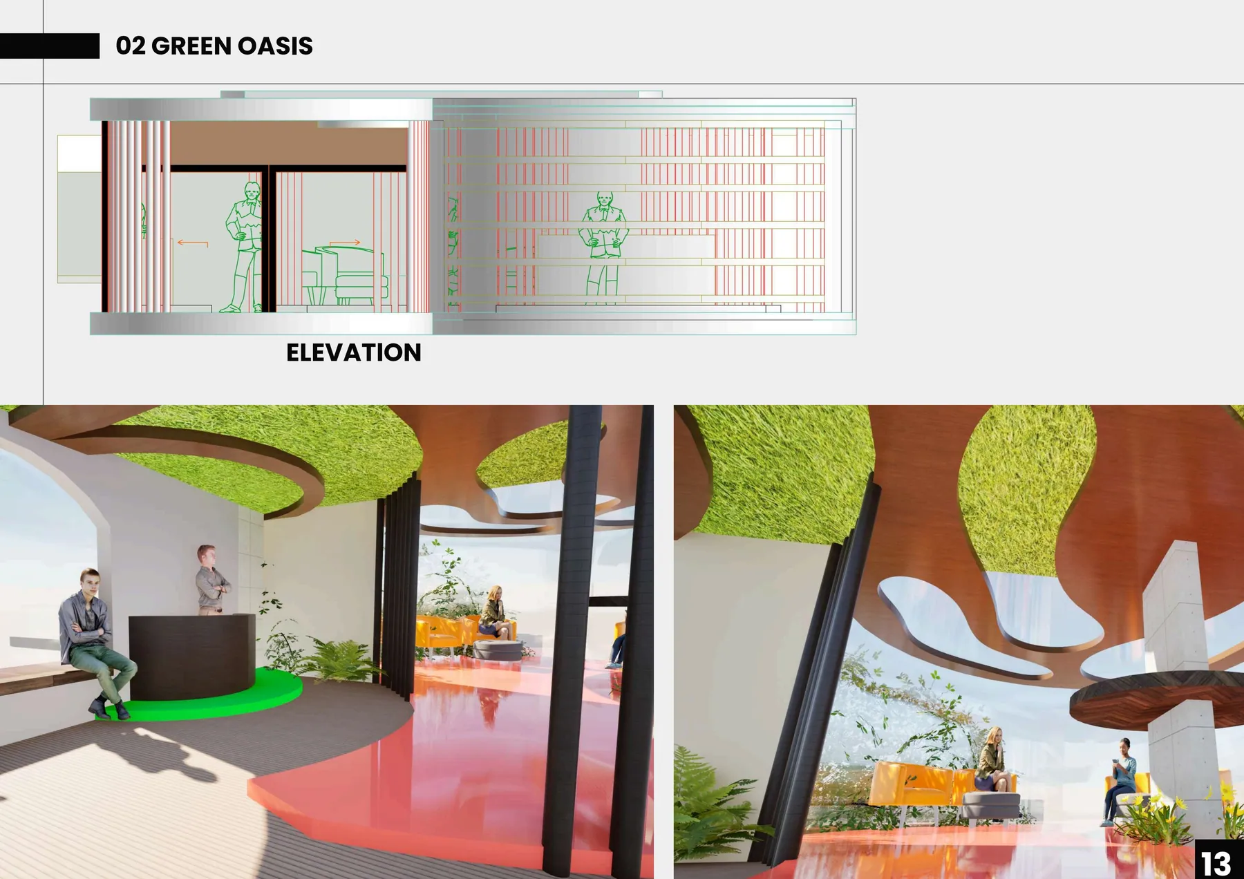 Elevation & Interior